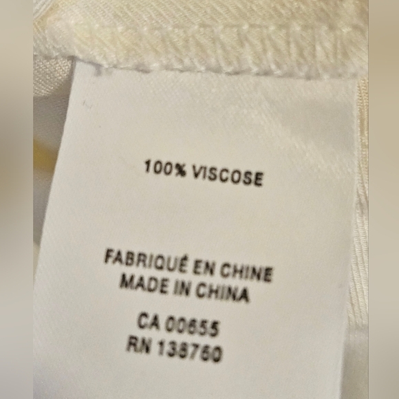 Womens XL top button down shirt white Reitmans short sleeve soft oversized - Picture 3 of 4